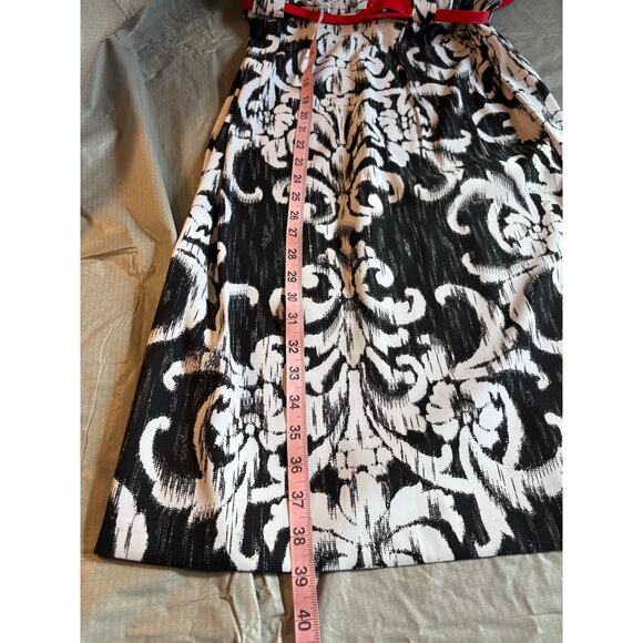 Women’s  Established 1962 damask sheath dress size 12 - Picture 8 of 9